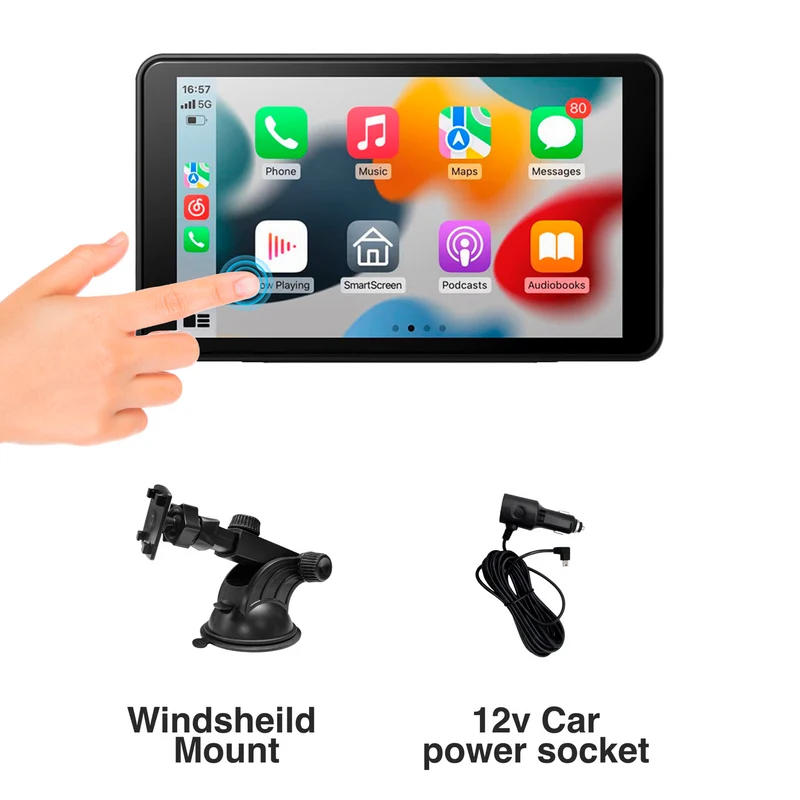 Laser 7inch Portable CarPlay Android Auto