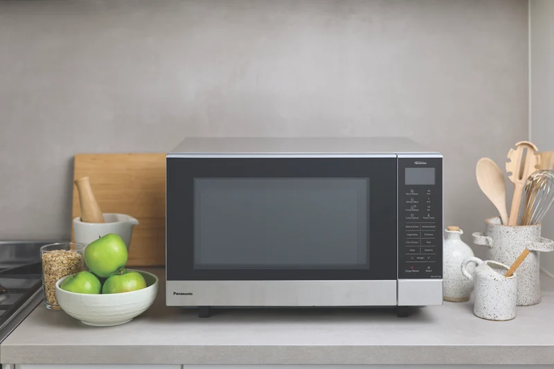 Panasonic 27L 1000W Flatbed Microwave Stainless Steel