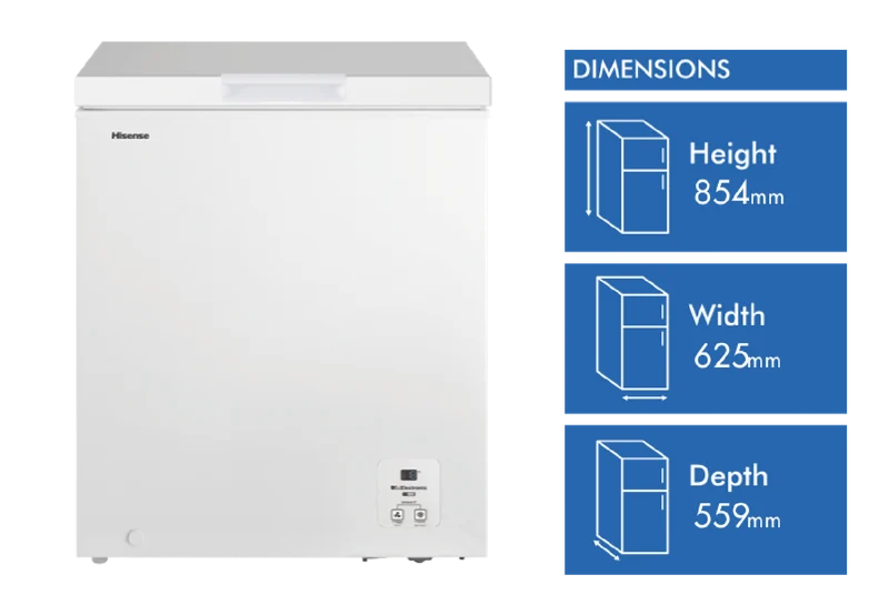 Hisense 145L Hybrid Chest Freezer