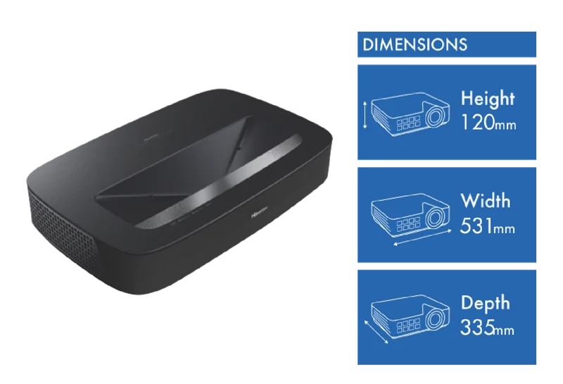 Hisense PL1H 4K Laser Cinema Ultra Short Throw Smart Projector
