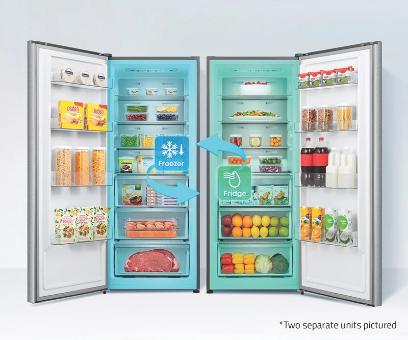 Hisense 384L Vertical Hybrid Freezer