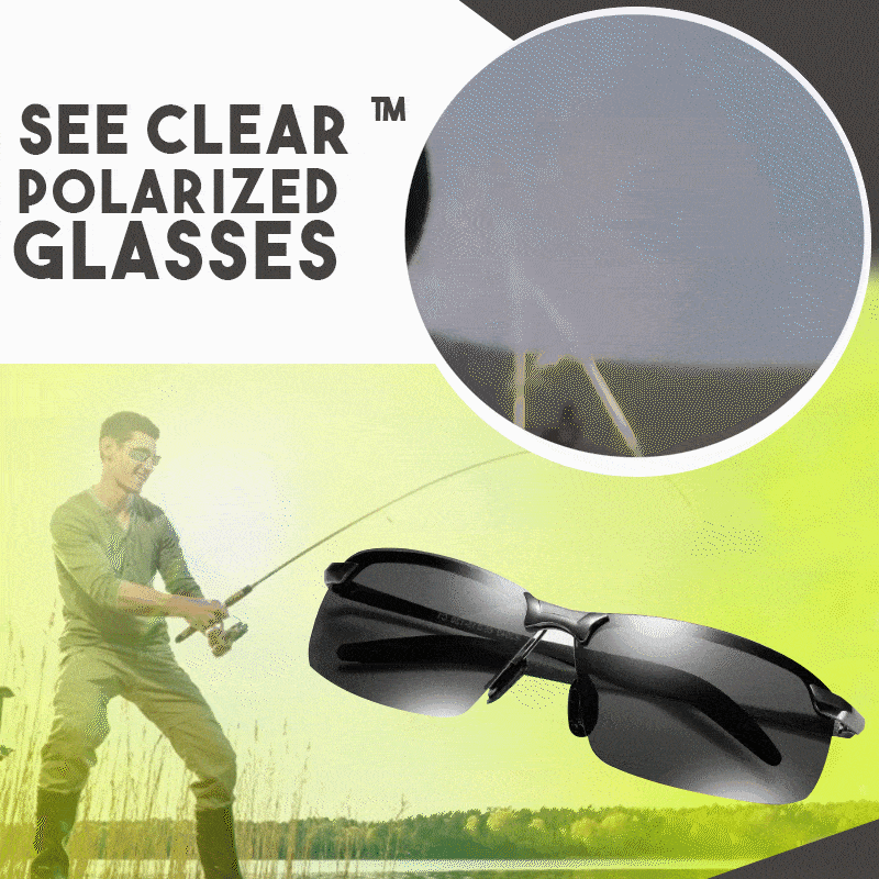 See Clear? Polarized sunglasses, UV-resistant polarized sunglasses