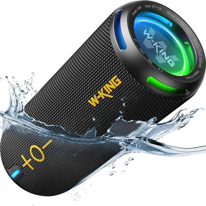 Waterproof Wireless Bluetooth Speaker With Surround Stereo