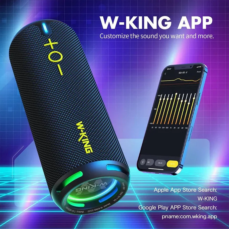 Waterproof Wireless Bluetooth Speaker With Surround Stereo