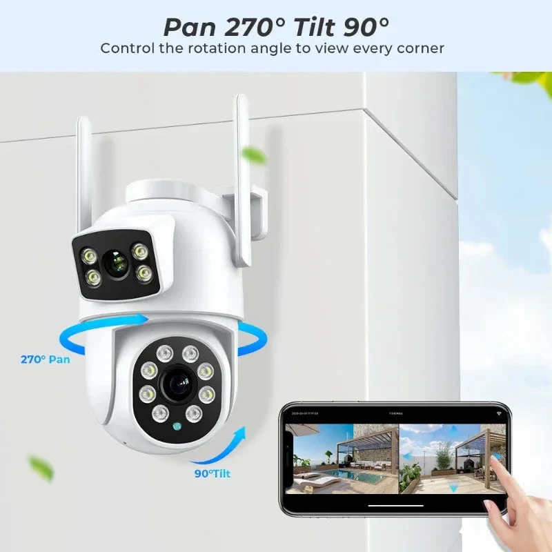 Outdoor Night Vision Wireless Surveillance Home Security Camera