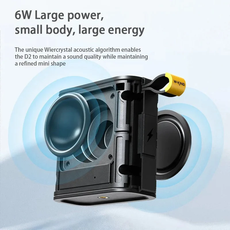 Bluetooth Speaker Wireless Connection Portable Compact Waterproof With Long Battery Life