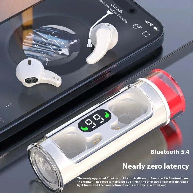 Bluetooth Headset Earphones Binaural Call Sports In-Ear Headphones Earplugs