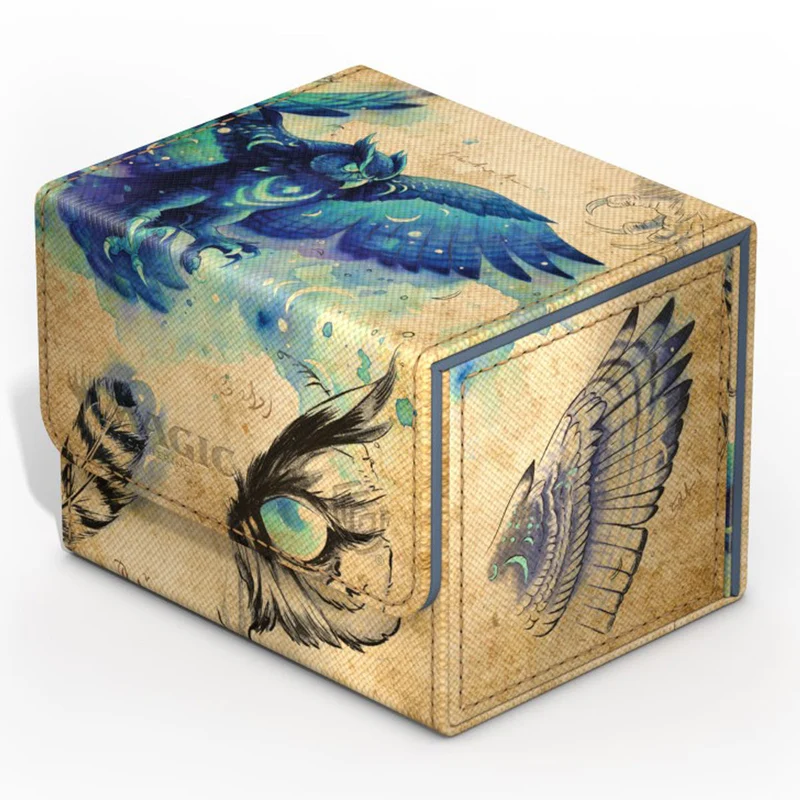 Ultimate Guard Sidewinder 100+ Xenoskin Deck Box - MTG Bloomburrow - Maha, Its Feathers Night