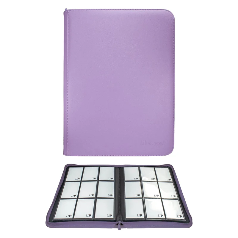 ULTRA PRO Binder - Vivid 9-Pocket Zippered Pro-Binder: Purple