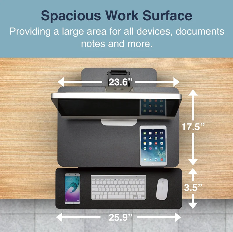 Desky Zero Standing Desk Converter