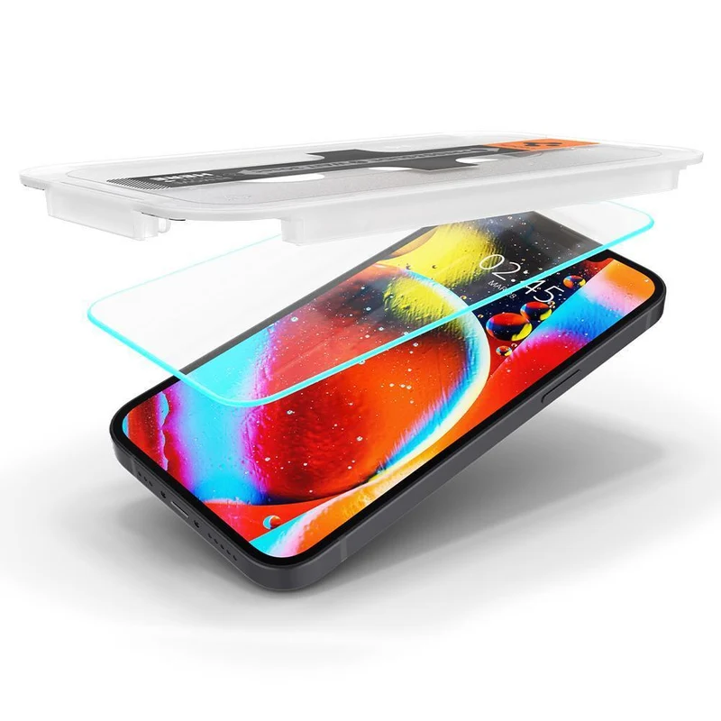 Spigen Apple iPhone 13 mini EZ Fit GLAS.tR Slim Glass Screen Protector - Clear
