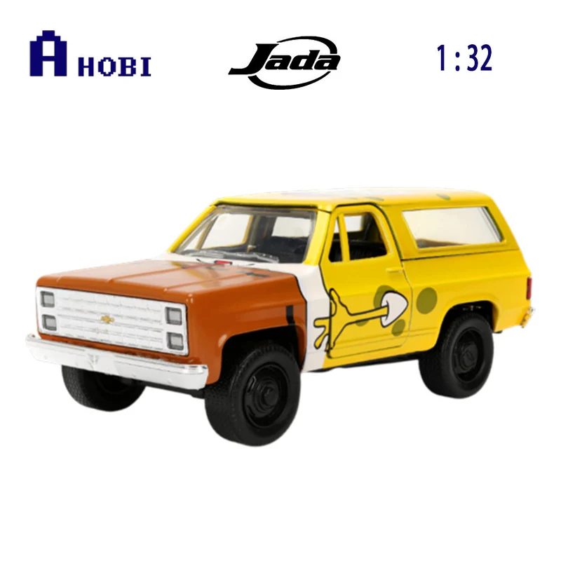 Jada 1:32 Scale Spongebob Squarepants 1980 Chevrolet K5 Blazer Diecast Model
