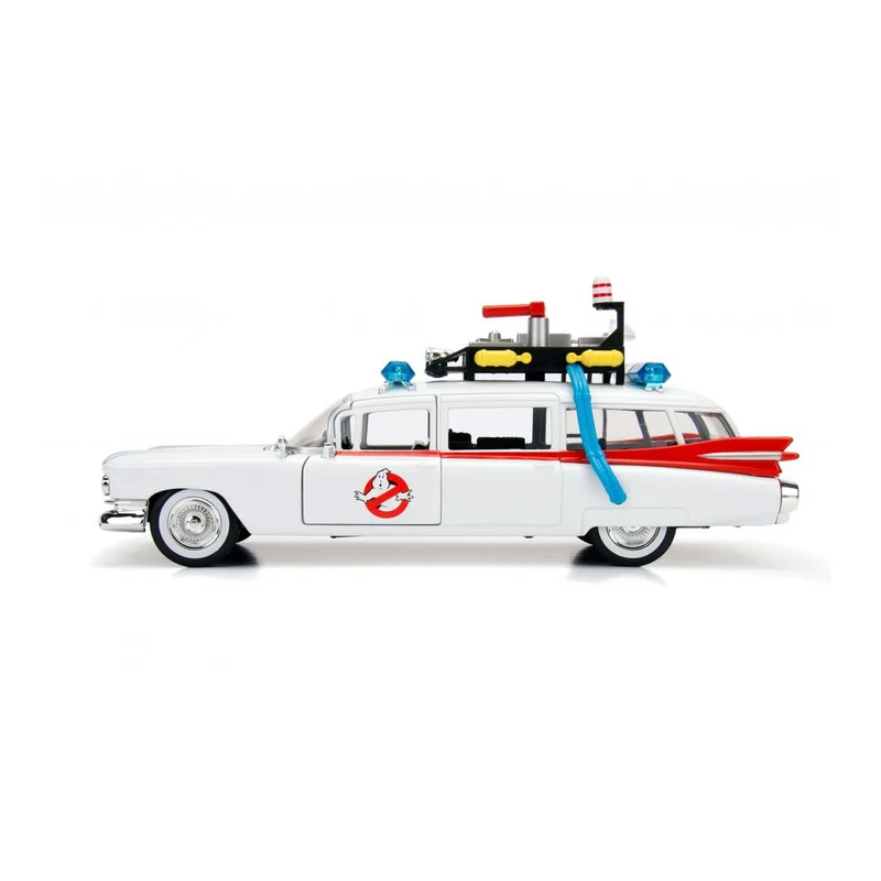 Jada 1:24 Scale Hollywood Rides Ghostbusters 1984 Ecto-1 Diecast Model Car