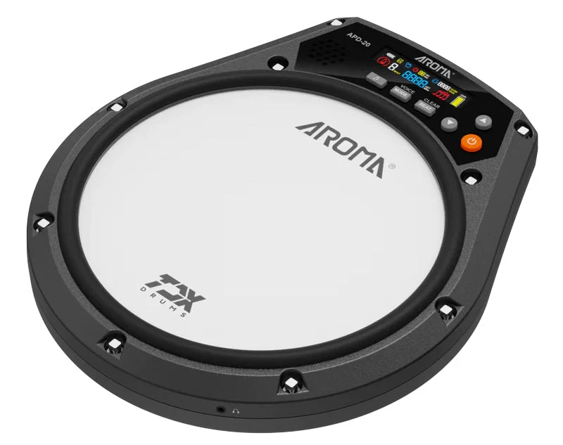 Aroma 8" Portable Drum Practice Pad