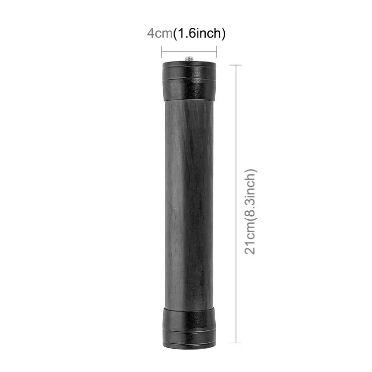 PULUZ 21 cm Kolfiber Förlängningsarm / Monopod Stick