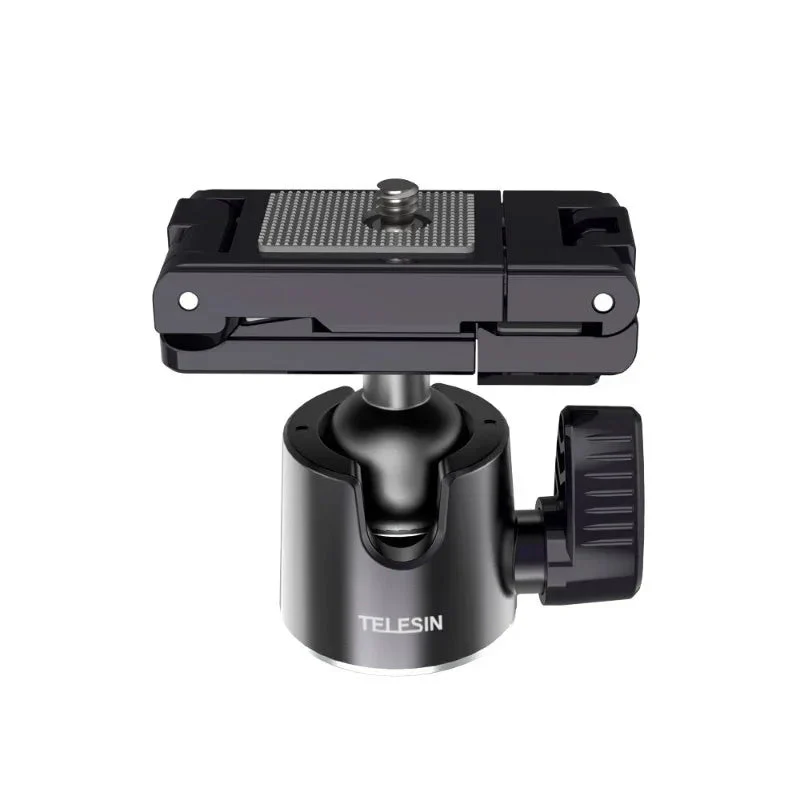 Telesin Tripod flexibelt 360 grader kulledshuvud 1/4" skruv / Mobilhållare / Tillbehörssko - Bläckfisk