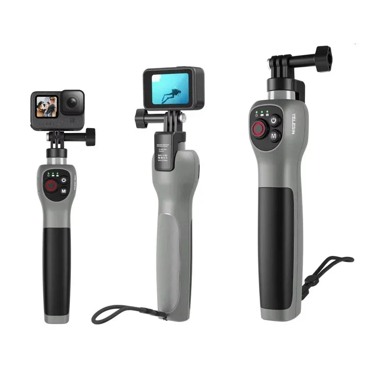 Telesin Selfiepinne Vattentät - 250-850mm med Fjärr till GoPro Hero13/12/11/Mini/10/9/8 Black / Max