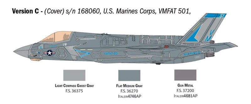 Italeri 1/48 Lockheed Martin F-35B Lightning II STOVL Version
