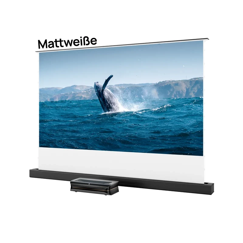 LTV-3000 + 100'' -120'' Mattweiße Bodenleinwand Paket