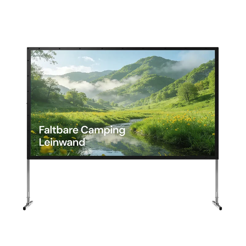 120''-200'' Awol Vision Tragbare faltbare Mattweiße Leinwand für den Außenbereich