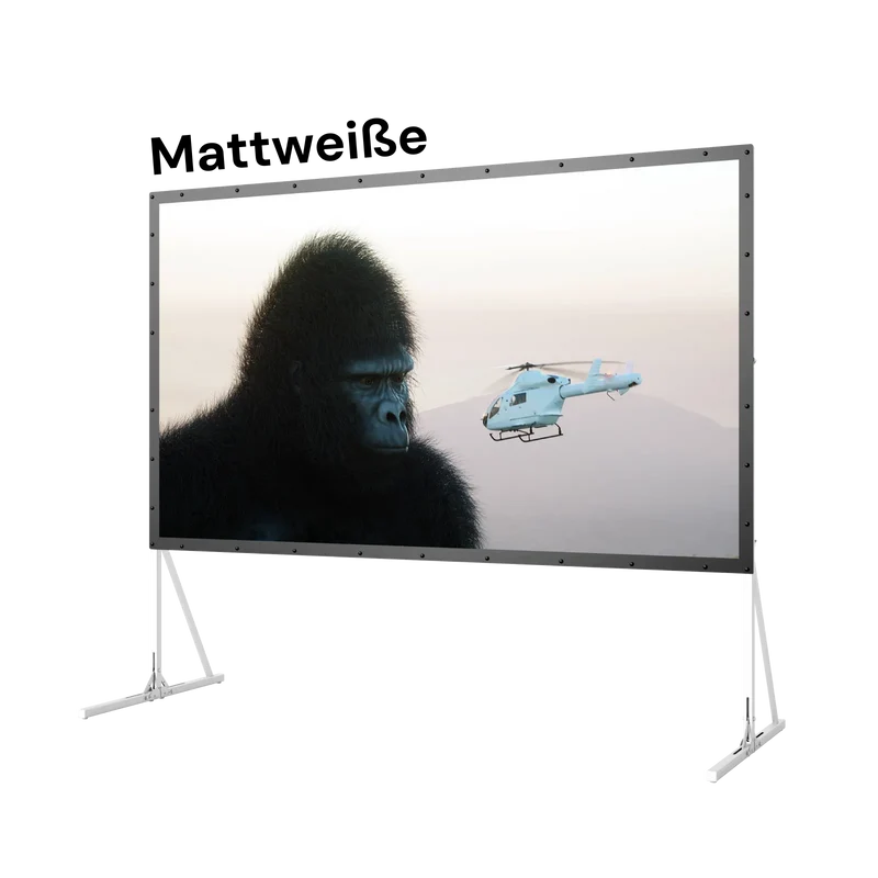 120''-200'' Awol Vision Tragbare faltbare Mattweiße Leinwand für den Außenbereich