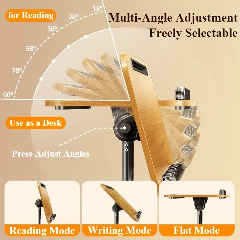 OatsBasf Solid Wood Adjustable Projector Laptop Stand