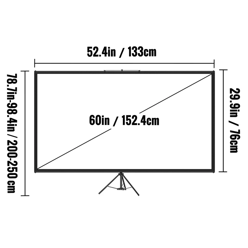 Vevor Tripod Screen