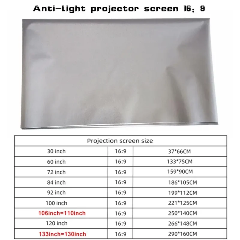 EasyView Portable Projection Curtain Screen