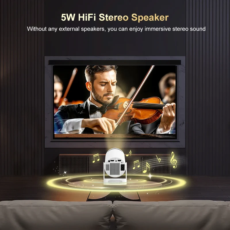 HY300 Pro Mini Smart Projector