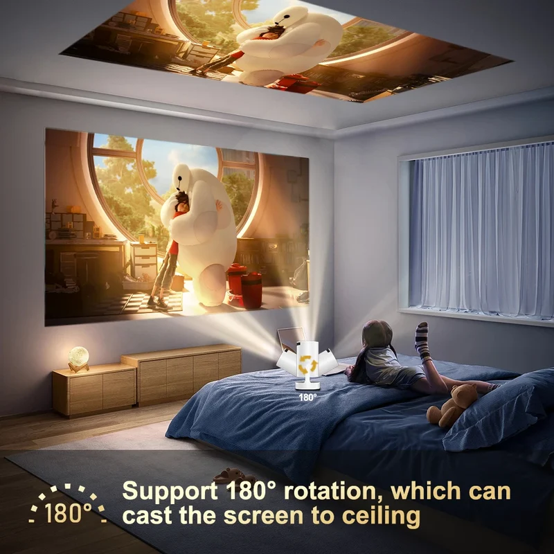 HY300 Pro Mini Smart Projector