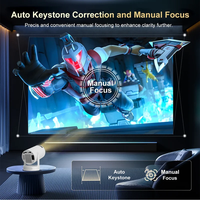 HY300 Pro Mini Smart Projector