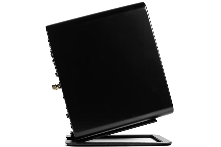 Kanto S4 Angled Desktop Speaker Stands for Midsize Speakers Pair (Black)