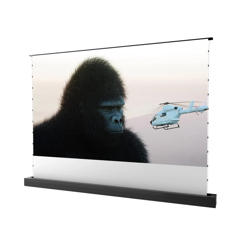 100'' -120'' Mattweiße Bodenaufsteigende Leinwand