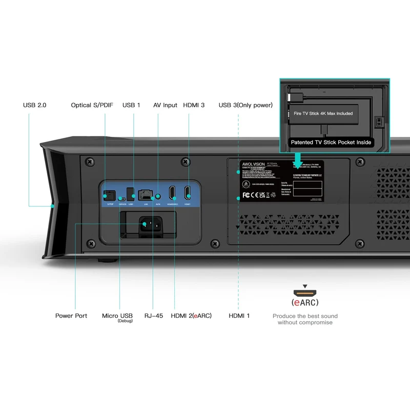 4K 3D Dreifach Laserprojektor LTV-3000 Pro
