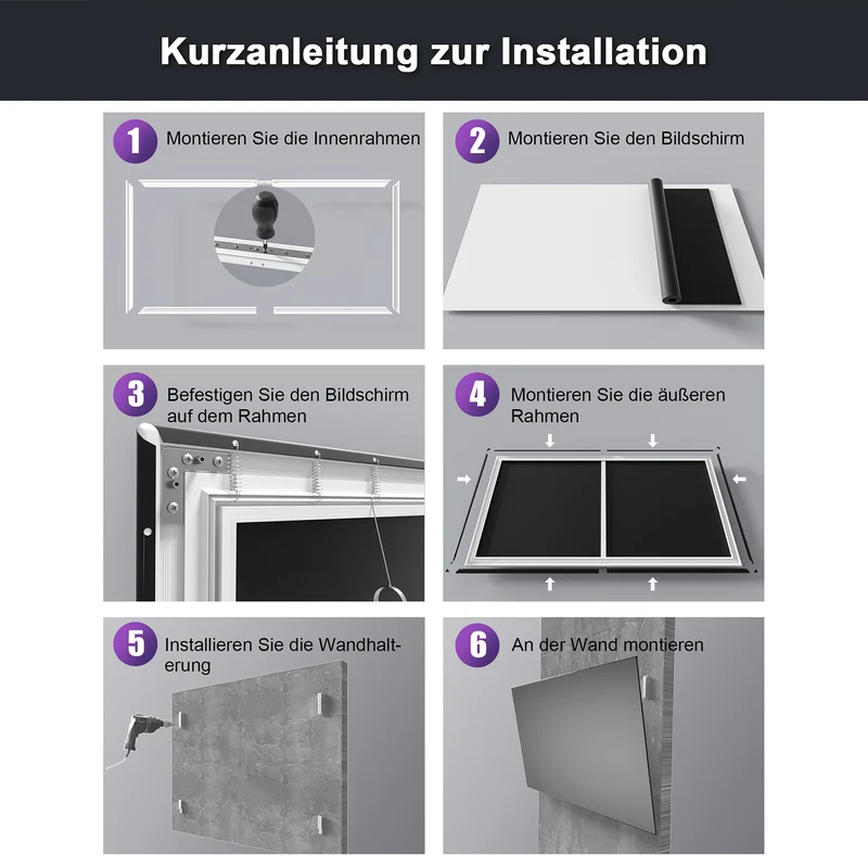 100'' -120'' Tageslicht Fresnel ALR Leinwand