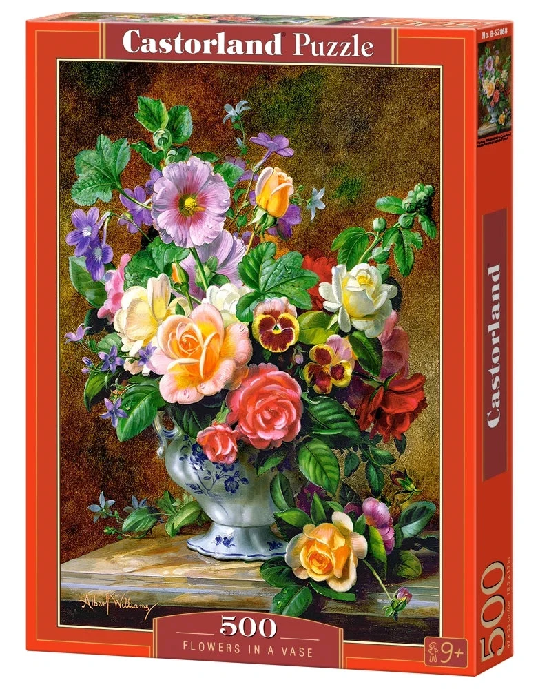 Castorland 500-Pieces Flowers In A Vase Puzzle