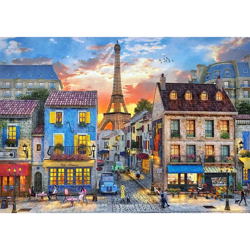 Castorland 500-Pieces Streets of Paris Puzzle