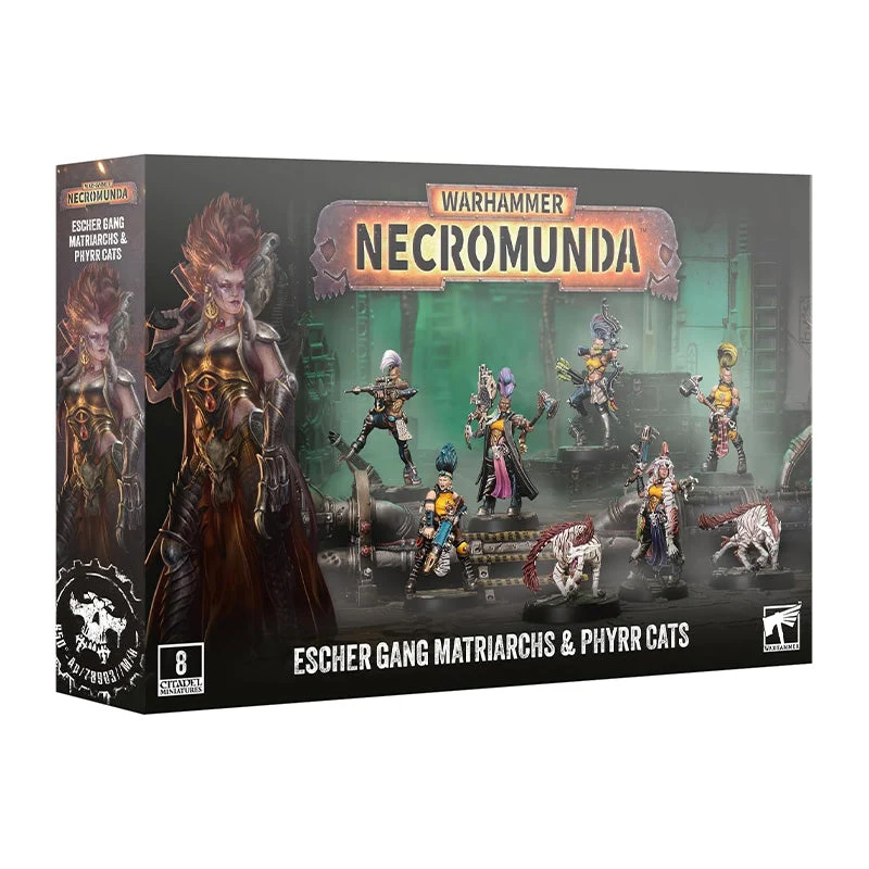 Games Workshop Warhammer Necromunda House Escher Gang Matriarchs and Phyrr Cats