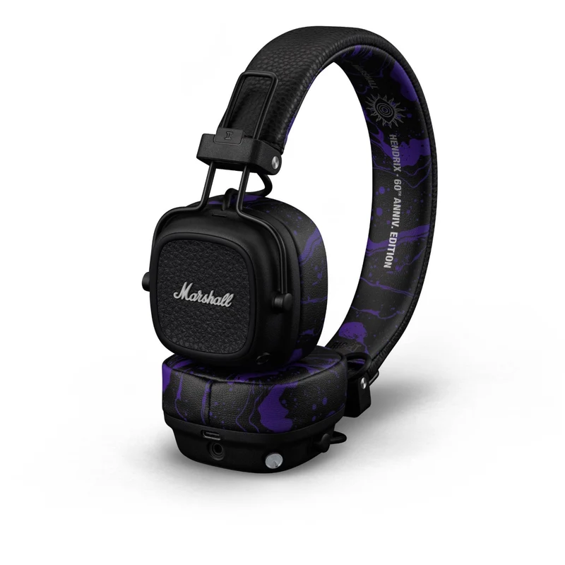 Marshall MAJOR V Wireless On-Ear Bluetooth Headphones (Hendrix Limited Edition)