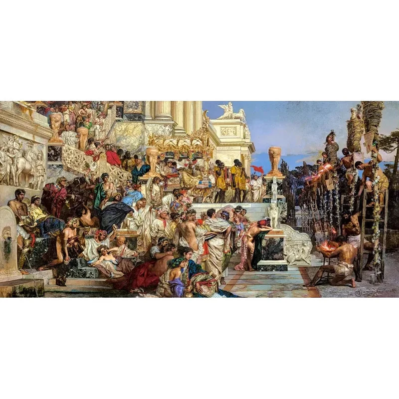 Castorland 4000-Pieces Neros Torches Puzzle