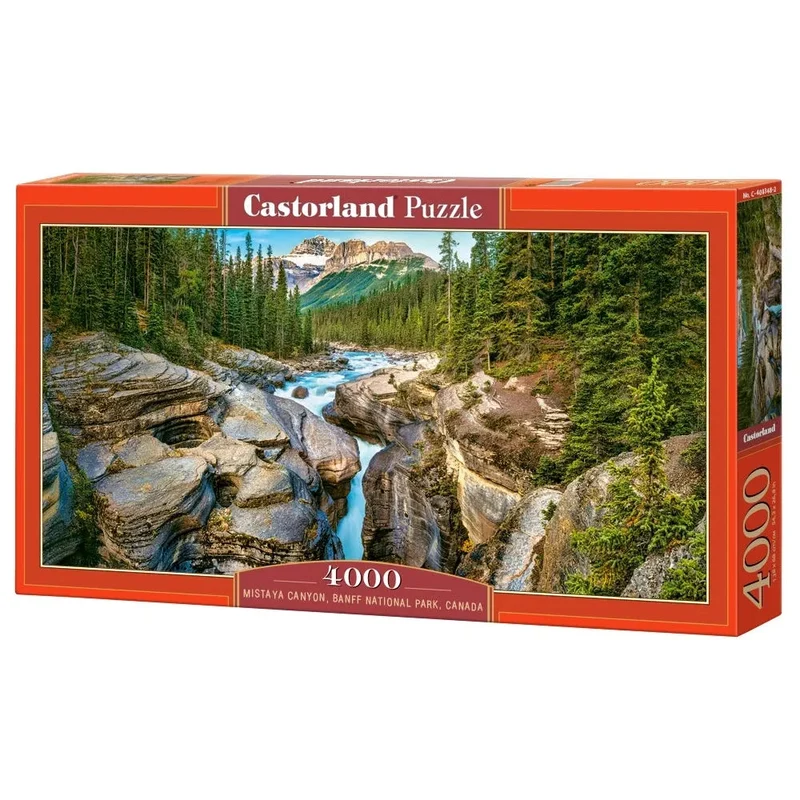 Castorland 4000-Pieces Mistaya Canyon Banff Canada Puzzle
