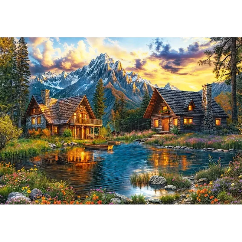 Castorland 1000-Pieces Summertime Evening Puzzle
