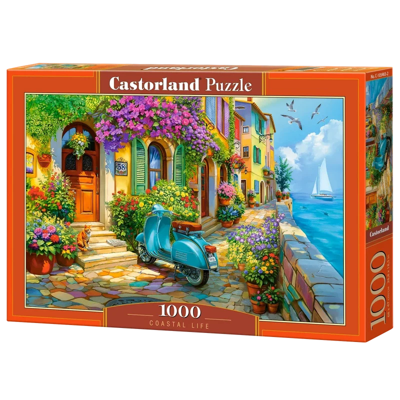 Castorland 1000-Pieces Coastal Life Puzzle