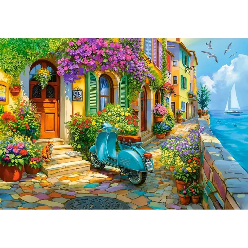 Castorland 1000-Pieces Coastal Life Puzzle