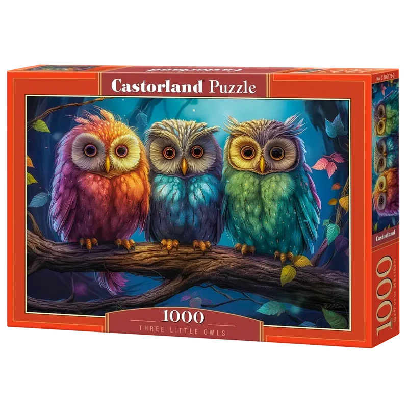 Castorland 1000-Pieces Three Little Owls Puzzle