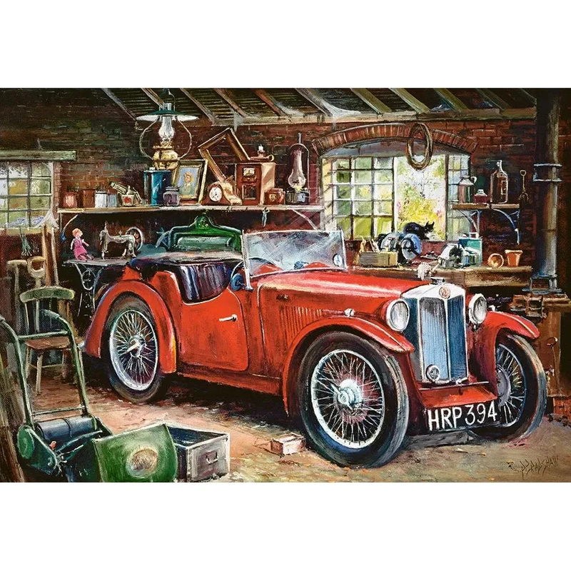 Castorland 1000-Pieces Vintage Garage Puzzle