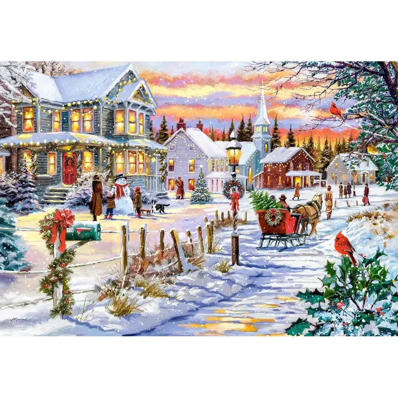 Castorland 1000-Pieces Christmas Tree Is Coming Puzzle