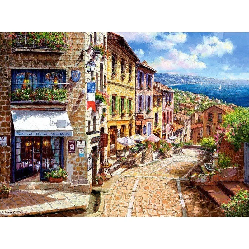 Castorland 3000-Pieces Afternoon In Nice Puzzle