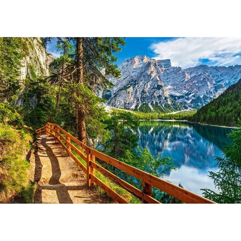 Castorland 1000-Pieces Braies Lake Italy Puzzle