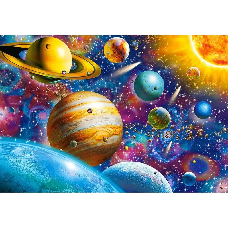 Castorland 1000-Pieces Solar System Odyssey Puzzle